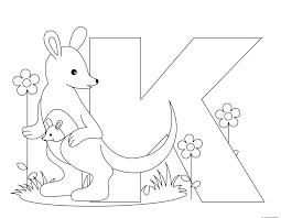 Check spelling or type a new query. K For Kangaroo Coloring Page Novocom Top