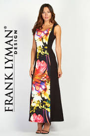 Frank Lyman Design US 6 UK 8 Black White Zebra Leopard Mesh Trim Maxi Dress 