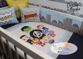 Custom made round crib bedding sets let you choose what you want. Marvel Avengers Inspired Nursery Bedding Set Etsy Baby Superhero Nursery Baby Boy Room Themes Boy Nursery Themes