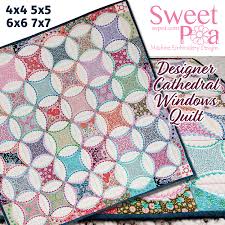 This quilt was machine embroidered/appliqued! How To Quilt In The Hoop With Your Embroidery Machine Sweet Pea Machine Embroidery Designs