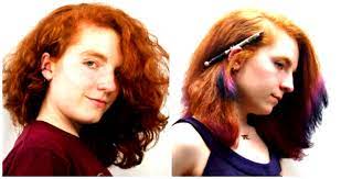 28 rainbow hair colors ideas. Roxiejanehunt Curly Hair Diy Dip Dye