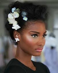 Here is a gorgeous style for long hair that is half up and half down. 47 Wedding Hairstyles For Black Women To Drool Over 2018