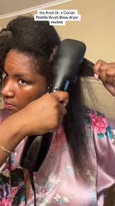 @TheKnotDr x @Conair Paddle brush blow dryer review