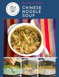 Quick Easy Chinese Noodle Soup Recipe In 2020 Chinese Noodles Chicken Noodle Soup Easy Noodle Soup