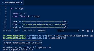 Rumus luas dan keliling segitiga. Program Menghitung Luas Lingkaran Di C Kopi Coding
