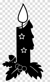 Christmas Tree Icon Silhouette Candle Christmas Candle Christmas Day Black Cartoon Christmas Ornament Transparent Background Png Clipart Hiclipart