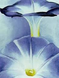 Georgia O Keeffe S Blue Morning Glories 1935 Georgia O Keefe Art Georgia O Keeffe Blue Morning Glory