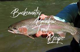 Rainbow Trout Recipe Four Kids And A Chicken Recipe Rainbow Trout Recipes Trout Recipes Rainbow Trout