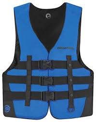 brp sea doo sandsea nylon pfd life jacket vest medium blue