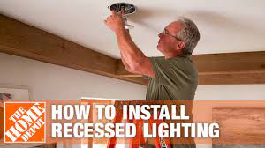 Initially, i thought i'd install recessed can lights for a sleek look and lots of light. How To Install Recessed Lighting Can Lights The Home Depot Youtube