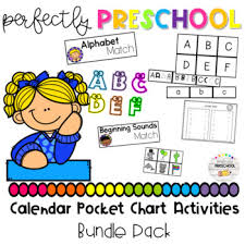 calendar pocket chart activities bundle pack