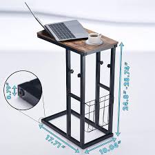We did not find results for: Famicoop Adjustable C Table End Table Adjustable Height Sofa Side Table Slide Under Your Couch Or Bed Perfect As Snack Or Laptop Tab