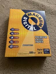 Magnum Digital Premium Laser Paper 500 sheets 8.5x11 unopened 