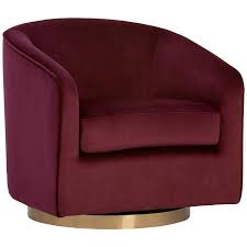 Century furniture biedermeier burgundy velvet chair armchair. Hazel Burgundy Sky And Antique Brass Swivel Armchair 78j29 Lamps Plus