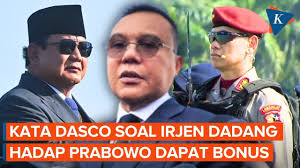 Diminta Hadap Prabowo, Jenderal Dadang Dapat Bonus? Begini Kata Dasco...