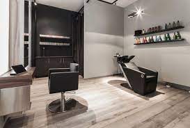 A Minimalist Hair Salon In Dusseldorf Home Hair Salons Hair Salon Design Hair Salon