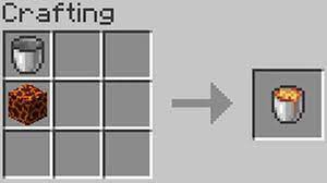 What is a lava bucket? Craftable Lava Buckets Minecraft Data Pack