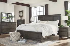 Ashley Devensted 4 Piece King Bedroom Set Bedroom Furniture Sets Bedroom Sets Grey Bedroom Set