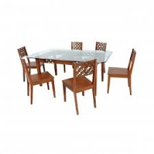 Remarkable modern glass top dining room table. Dining Set