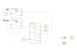 When used in practical applications circuits it allows a connected load to alternately toggle from. Relay Based Sr Flipflop