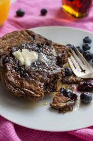 Double Buckwheat Blueberry Pancakes Recipe Recipe Buckwheat Pancakes Blueberry Pancakes Recipe Breakfast Brunch Recipes