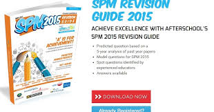 Soalan spot spm senarai karangan spm dan soalan ramalan spm 2021 yang bocor untuk bahasa melayu bm bahasa inggeris english sains sejarah geografi dan matematik. Modul Ulangkaji Spm 2015 Afterschool My