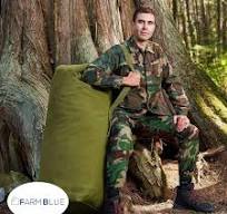 Amazon.com: Farm Blue Bolsa de lona de carga superior – Bolsas de lona  militares grandes – Bolsas de lona de algodón de grado militar resistente  para ...