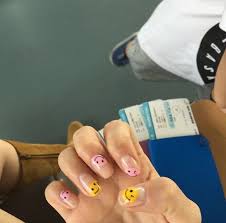 Happy Face Nails Eye Nail Art Nails Manicure