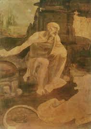 Leonardo da vinci paintings and drawings: Saint Jerome In The Wilderness Leonardo Wikipedia