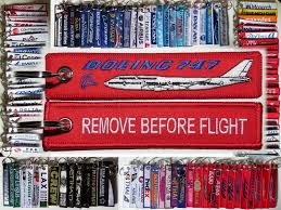 The latest keychains carried out by our. Schlusselanhanger Boeing 747 Jumbo Jet Rot Remove Before Flight Anhanger Schlusselanhanger Pilot B747 Ebay