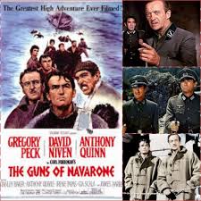 David Niven in 'The Guns Of Navarone' (1961)......... He almost lost the  role of an explosives expert to Kenneth More in this rousing adaptation of  Alistair MacLean's bestseller. So revelling in being