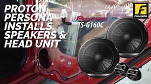 Cara nak beli speaker kereta. Speakers Head Unit Installation For Proton Persona 2018 Youtube
