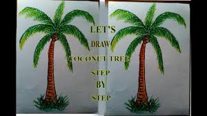 Tammy mcallister/istock/getty images dyed, shredded coconut provides a convincing background for any number of decorations on a cake. How To Draw And Color Coconut Tree With Oil Pastel Step By Step Youtube