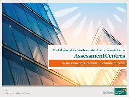 The Following Sides Have Been Taken From A Presentation On Assessment Centres By The Suncorp Graduate Recruitment Team 1 Leadership Culture Talent Hr Ppt Download