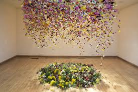 Hanging dried flowers from ceiling meaning. Rebecca Louise Law Interview