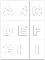 Buchstaben malvorlage 3d zeichnen lernen kostenlos leicht. Abc Karten Zum Ausdrucken Und Ausschneiden Alphabet Lernen