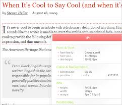 Avoid fancy fonts and upper case (capital letters). Typographic Design Patterns And Best Practices Smashing Magazine