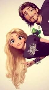 Blonde Haired Rapunzel And Flynn Rider Tangled Punk Disney Punk Disney Princess Alternative Disney
