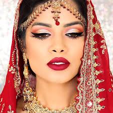 east indian wedding makeup hairstyle