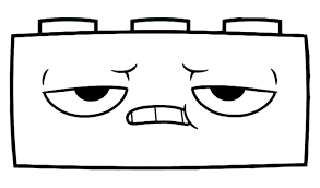 Black And White Lego Bricks Clipart Lego Unikitty Cartoon Richard The Brick Bag Unikitty Lego Coloring Pages Cartoon