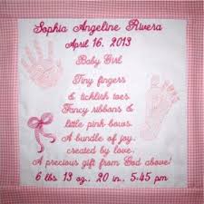 Custom Birth Announcement Personalized Baby Embroidery Design And Poem Baby Girl Poems Baby Name Announcement New Baby Products