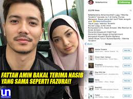Thanks for watching help me to hit 100k subscribersfor more upcoming lyrics music videoplease* share* comment* subscribesi do not own the songthis video is. Fattah Amin Bakal Terima Nasib Yang Sama Seperti Fazura Utaranews