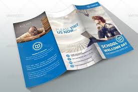 School Brochures Bundle 3x Indesign Brochure Templates School Brochure Brochure Design Template