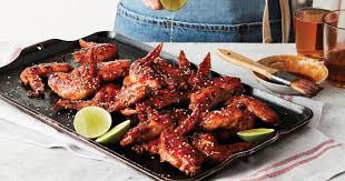 Thread each wing on a bamboo skewer, starting at the meaty end and ending at the wingtip so that the wing is stretched out as much as possible without ripping. Super Bowl Recipes Melissa Clark S Instant Pot Spicy Asian Chicken Wings