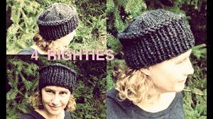 Maybe you would like to learn more about one of these? How 2 Knit Hat With Flat Top Fast Project 4 Righties Youtube