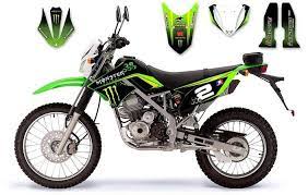 Klx di modif menjadi supermoto black colour keren banget youtube. Decal Sticker Klx 150 S Stiker Modifikasi Kawasaki Klx 150s Toko44 Com Kawasaki Motor Kawasaki Decals Stickers
