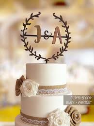 Rustic Cake Topper Initial Cake Topper Monogram Cake Topper Etsy Cake Topper Wedding Monogram Rustic Cake Toppers Wedding Cake Toppers