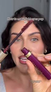 Replying to @Naomi mascara try on🤎good luck finding it lol but worth it if  u can🫠 @L’Oréal Paris @loréal paris usa #lorealmascara #burgundymascara  #mascarareview #mascarahack