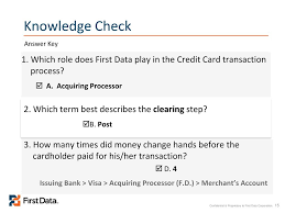 A debit will appear on your checking account and on your credit card statement online within 2 business days. Credit Card Processing Ppt Download
