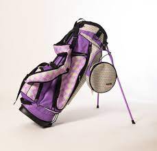 It's the reversal of our sage wax canvas shoe bag. Designer Golf Bags For Ladies Standing Cart Bags For Sale From Pink Golf Tees